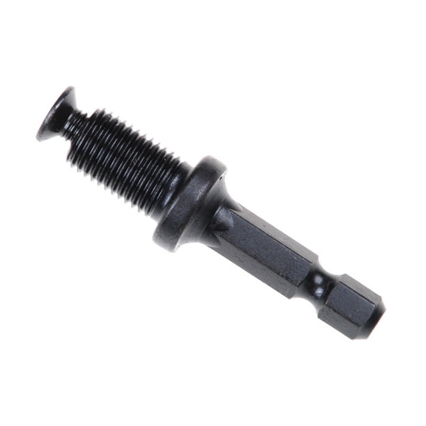1/4"Hex Shank Adapter Male Thread Screw for Drill Chuck 6mm,10mm,13mm 3/8"-24 ~